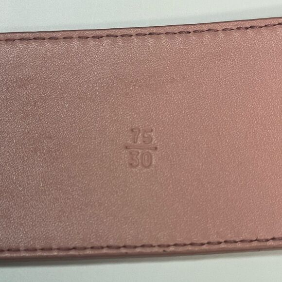 Damaged/Store Return Miu Miu Baby Pink Leather Belt One Size - Picture 8 of 9